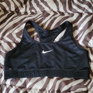 Nike Black sports bra.